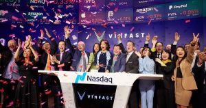 Cổ phiếu VinFast có thời điểm sát mốc 90 USD trong phiên 28/8, vốn hóa vượt tổng giá trị toàn bộ doanh nghiệp "tỷ đô" trên sàn chứng khoán Việt Nam